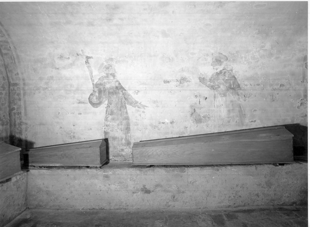 San Francesco e San Carlo Borromeo (dipinto, elemento d'insieme) - ambito italiano (prima metà sec. XVII)