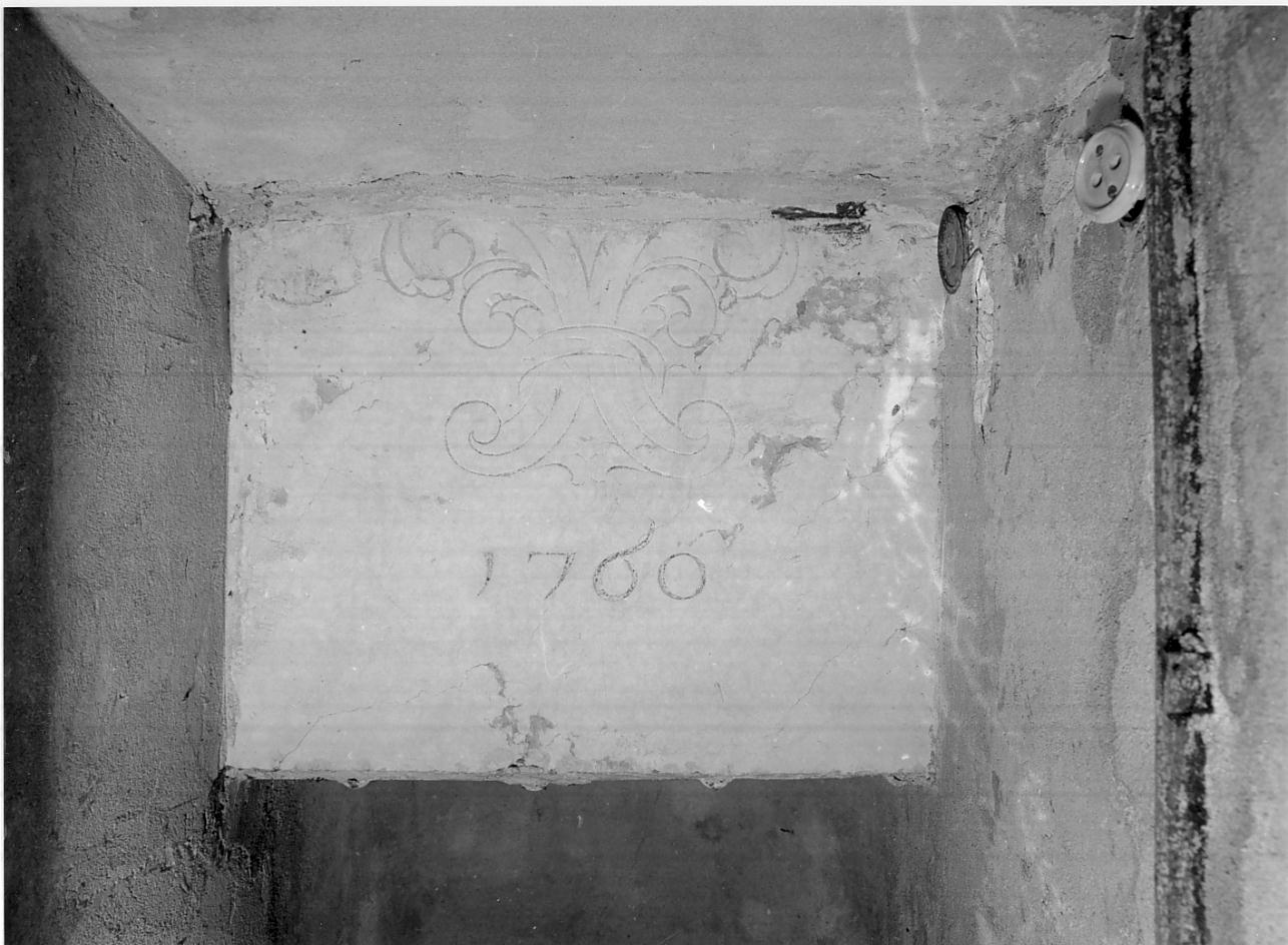 lapide, frammento - ambito italiano (sec. XVIII)