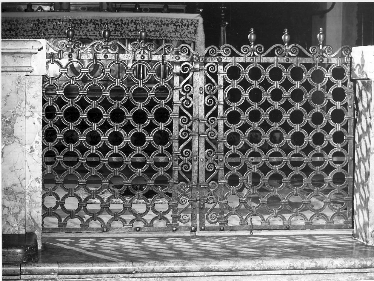 cancello, opera isolata - ambito italiano (sec. XVI)