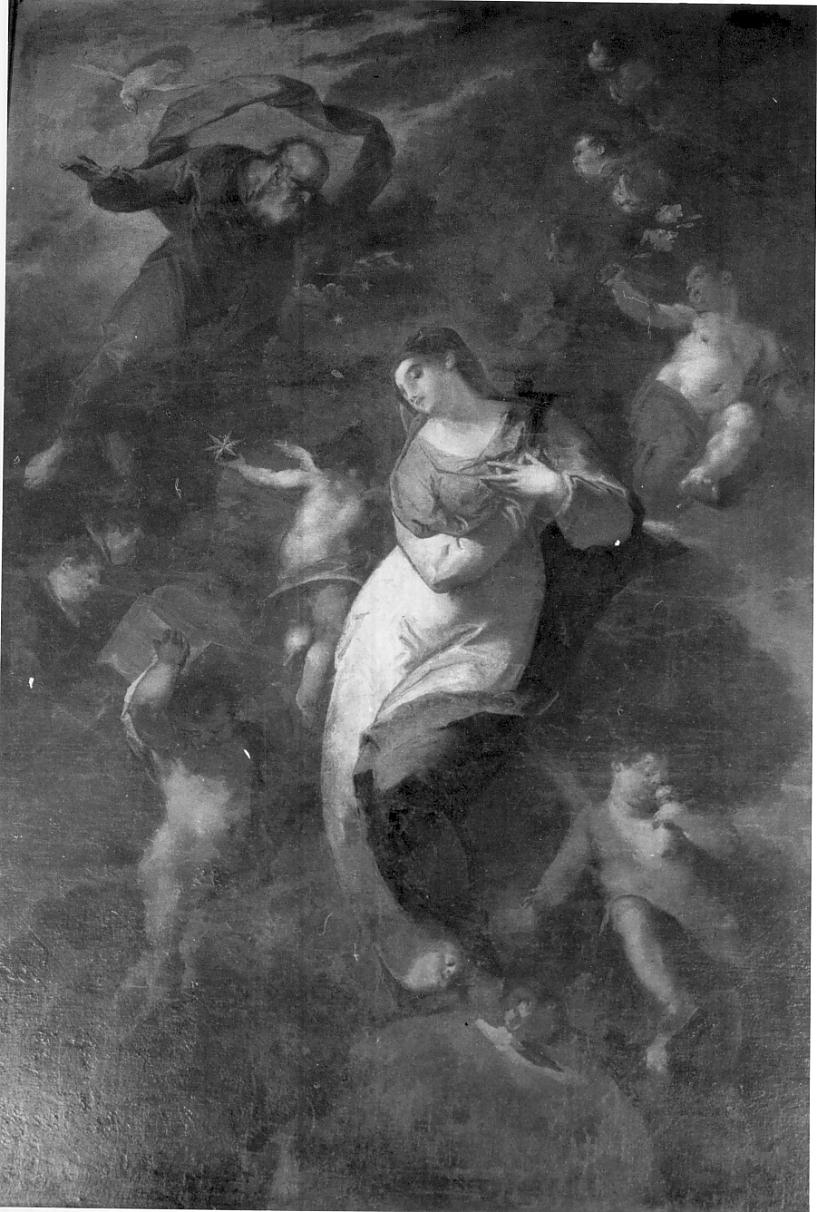 Madonna Assunta (dipinto, opera isolata) di Bazzani Giuseppe (attribuito) (prima metà sec. XVIII)