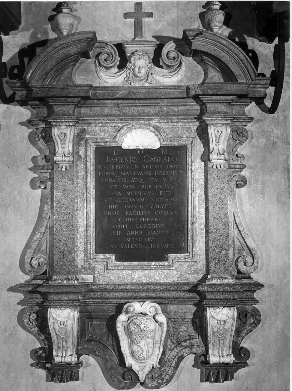 monumento funebre, opera isolata - ambito italiano (sec. XVII)