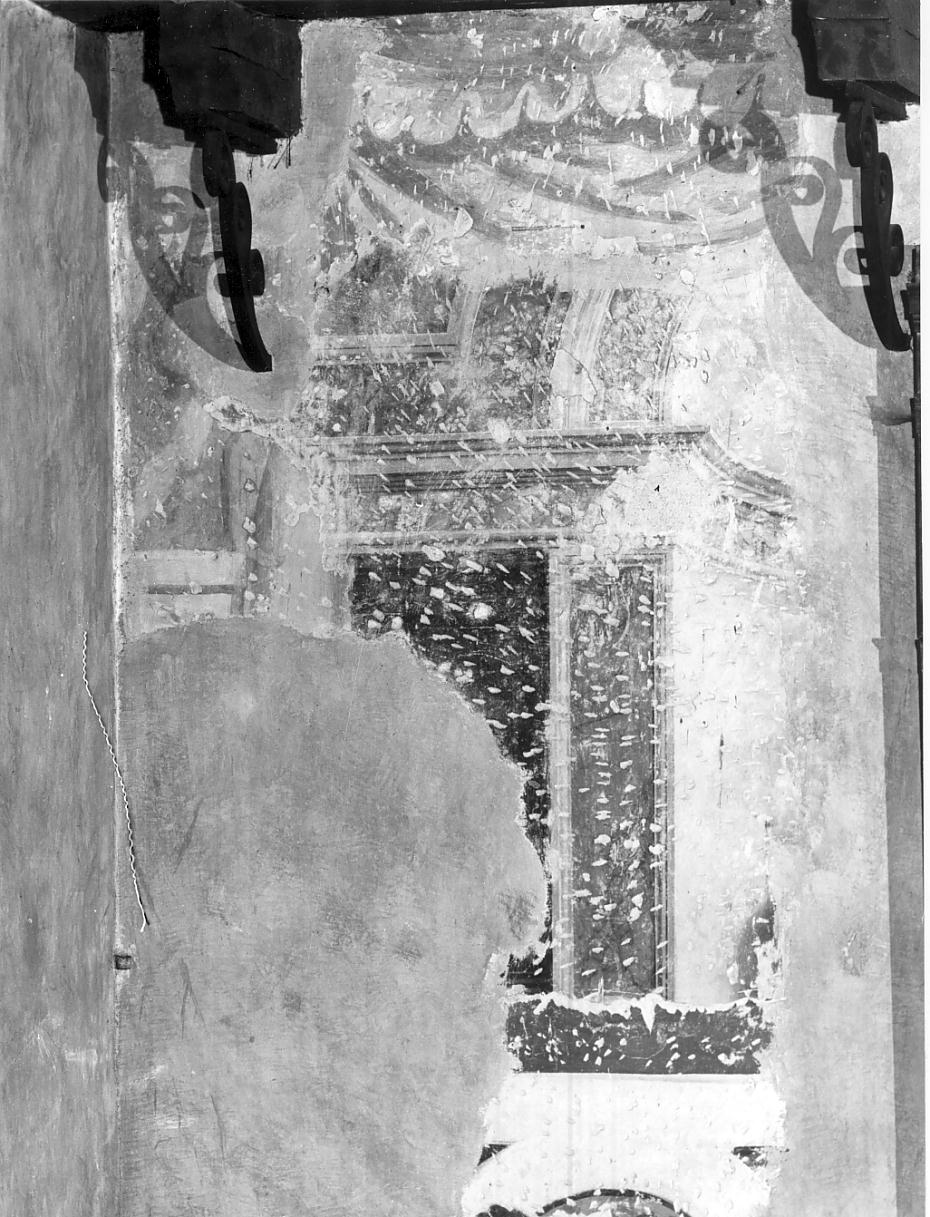 architettura (dipinto, frammento) - ambito italiano (seconda metà sec. XV)