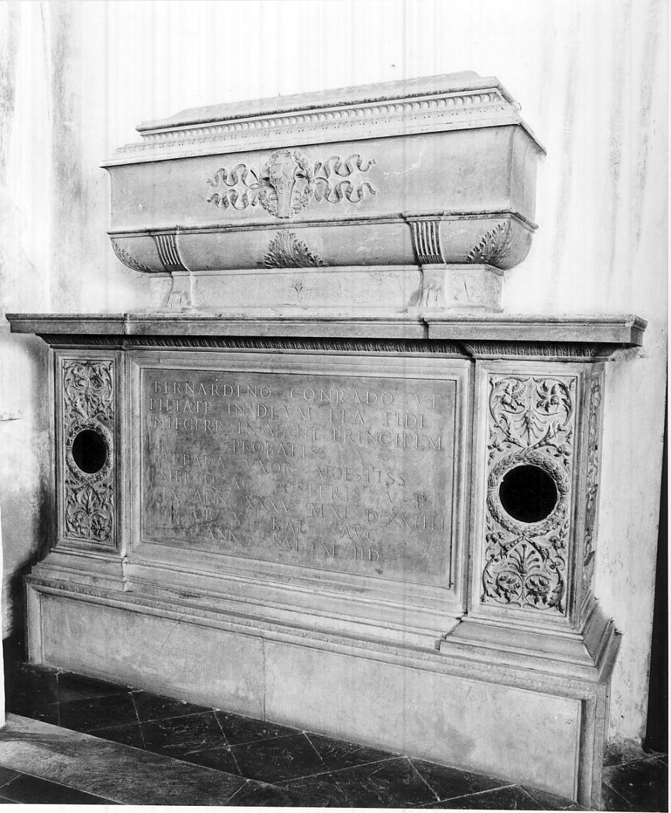 monumento funebre, opera isolata - ambito italiano (sec. XV)