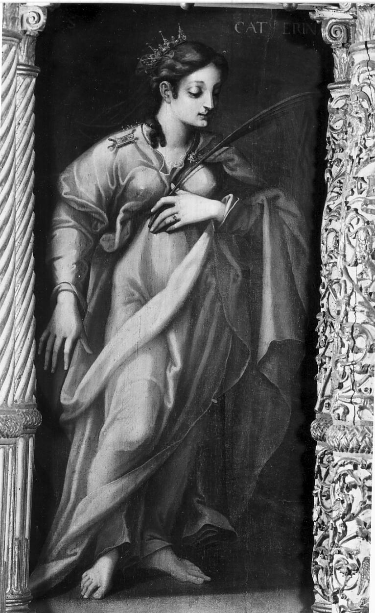 Santa Caterina (dipinto, opera isolata) - ambito italiano (fine sec. XVI)