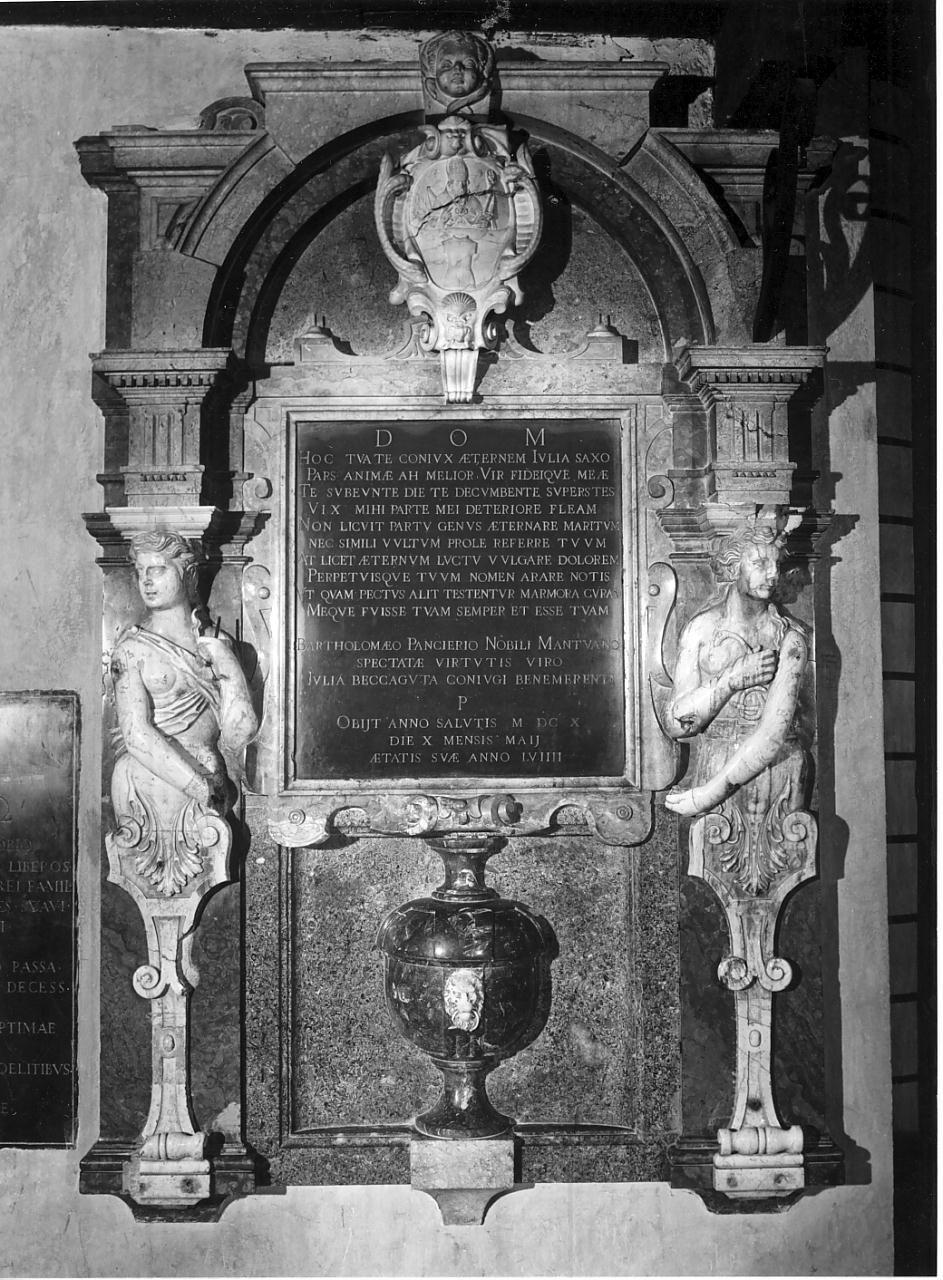 monumento funebre, opera isolata - ambito italiano (fine sec. XVI)