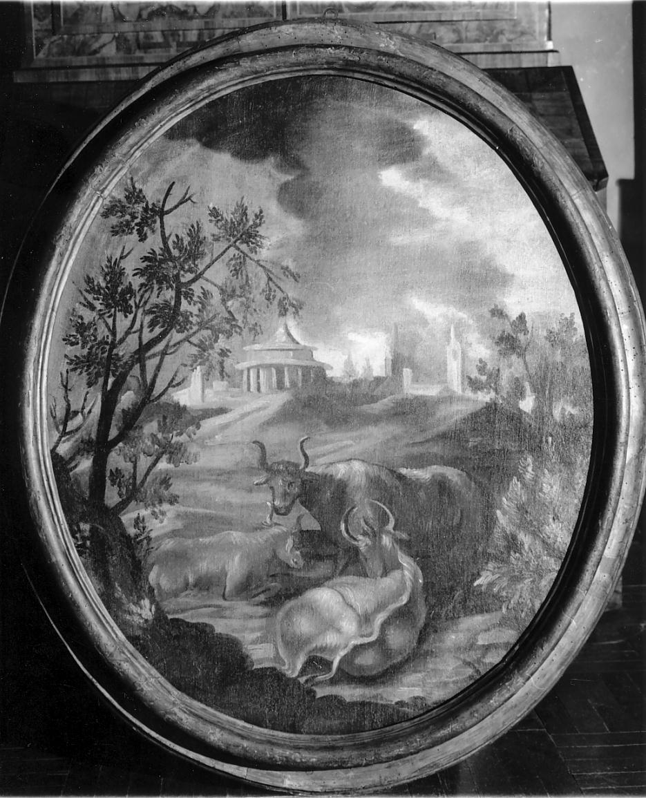 scena pastorale (dipinto, opera isolata) - ambito laziale (prima metà sec. XVIII)