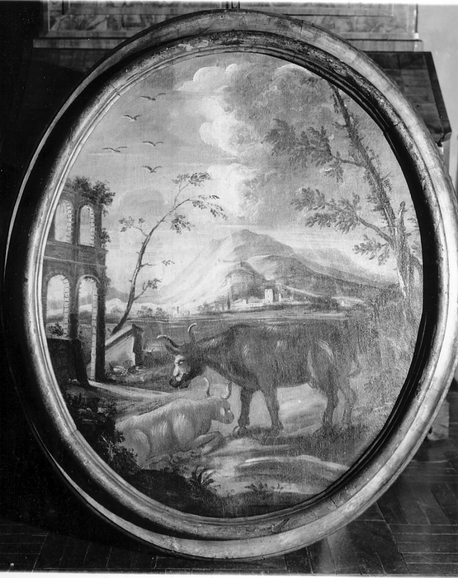 scena pastorale (dipinto, opera isolata) - ambito laziale (prima metà sec. XVIII)