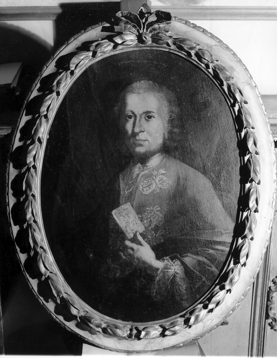 Francesco Eugenio Chieppio d'Arco, ritratto d'uomo (dipinto, opera isolata) - ambito lombardo (metà sec. XVIII)