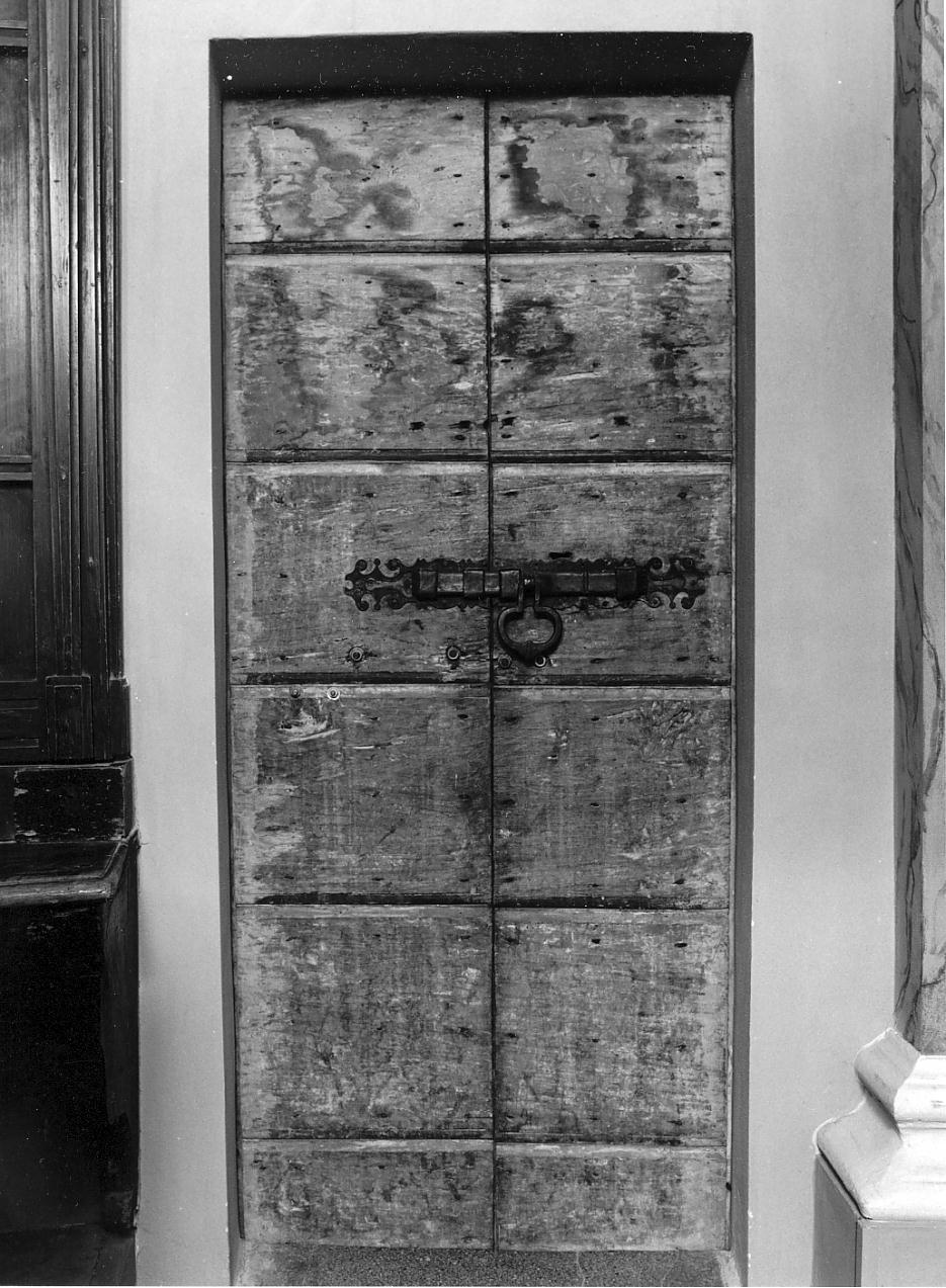 porta - a due battenti, opera isolata - ambito mantovano (sec. XVII)