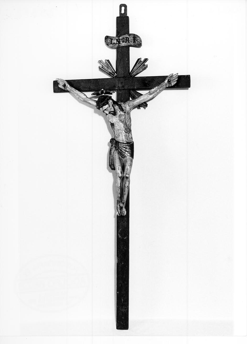 crocifisso, opera isolata - ambito lombardo (sec. XVII)