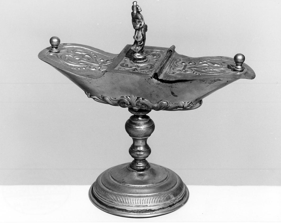 navicella portaincenso, opera isolata - ambito lombardo (sec. XIX)