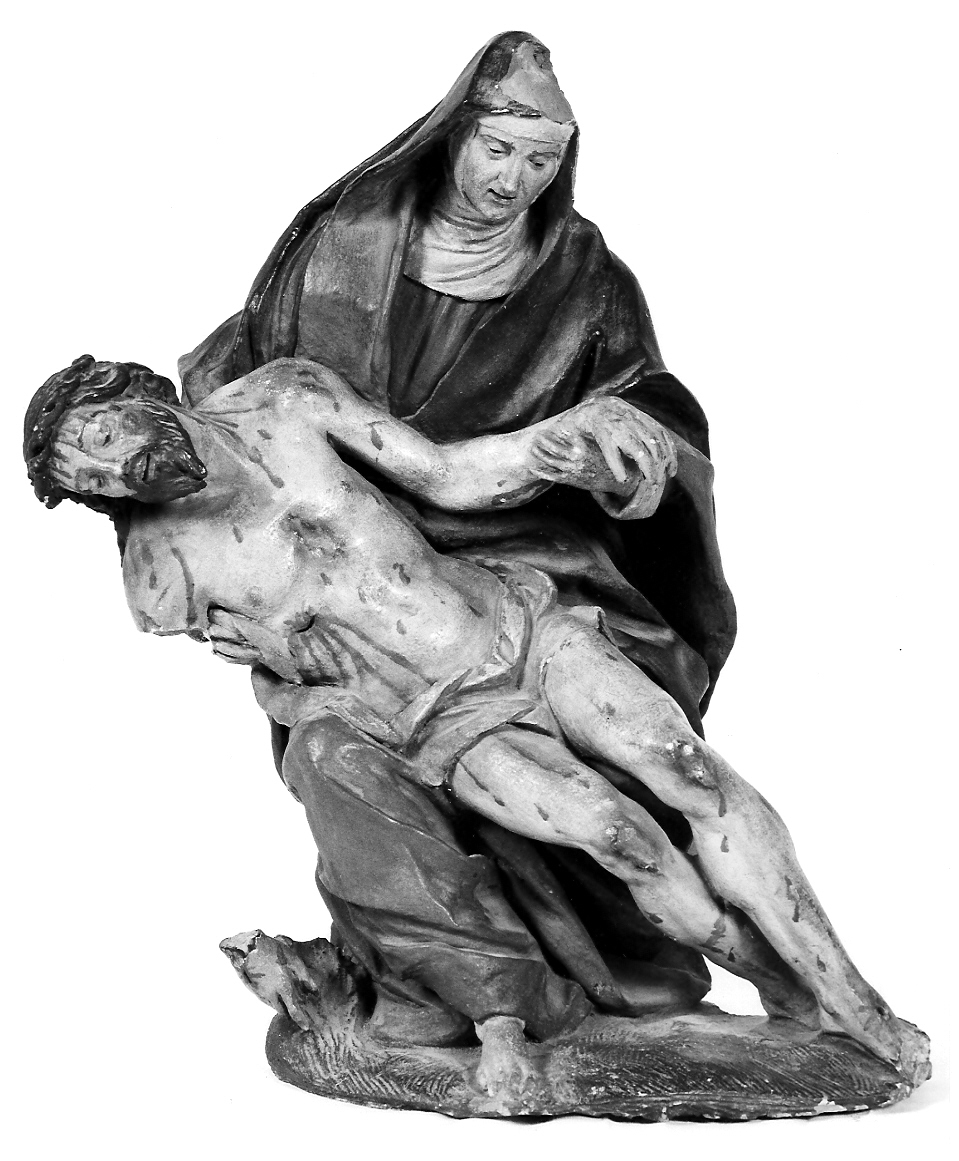 Pietà (statuetta, opera isolata) - ambito mantovano (fine sec. XVII)