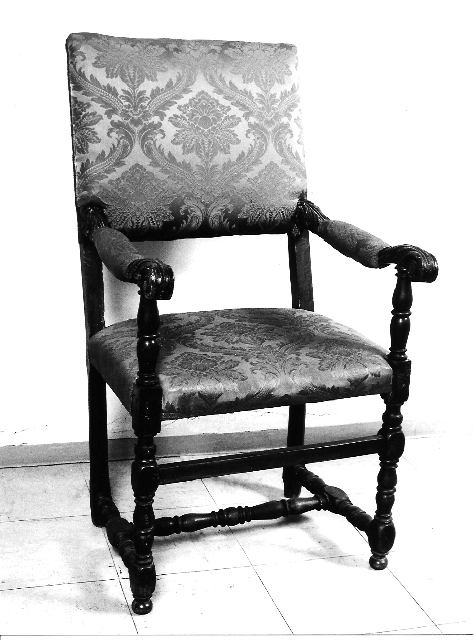 seggiolone, opera isolata - ambito mantovano (seconda metà sec. XVII)