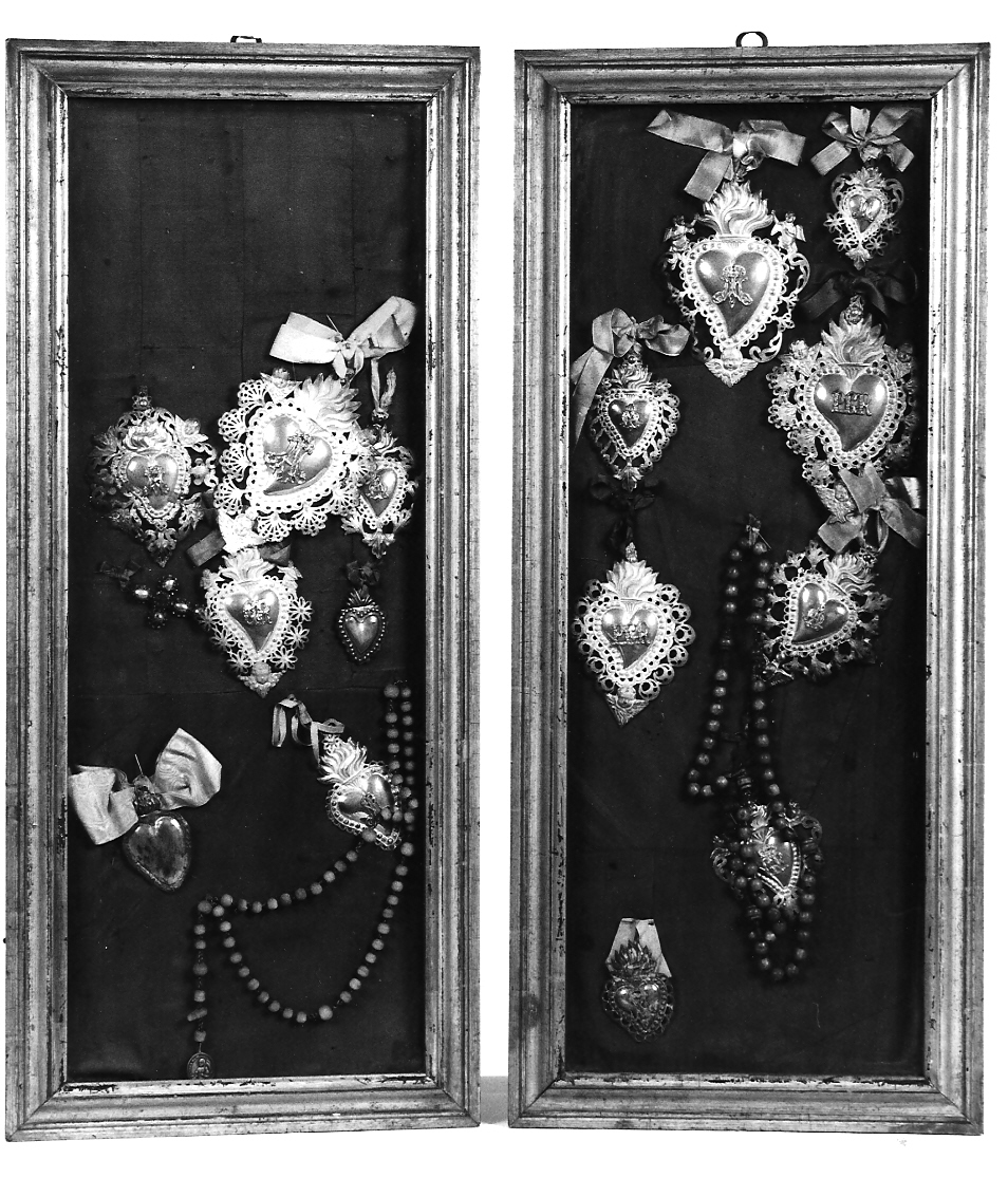 ex voto, coppia - ambito mantovano (fine sec. XIX)