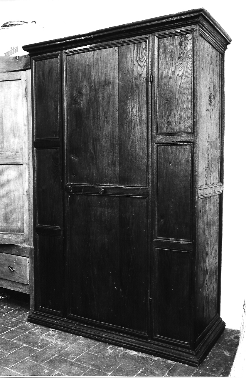 armadio, opera isolata - ambito mantovano (sec. XVIII, sec. XIX)