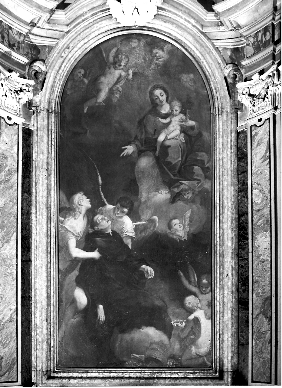 Estasi di San Filippo Benizi (dipinto, opera isolata) di Orioli Giuseppe (sec. XVIII)