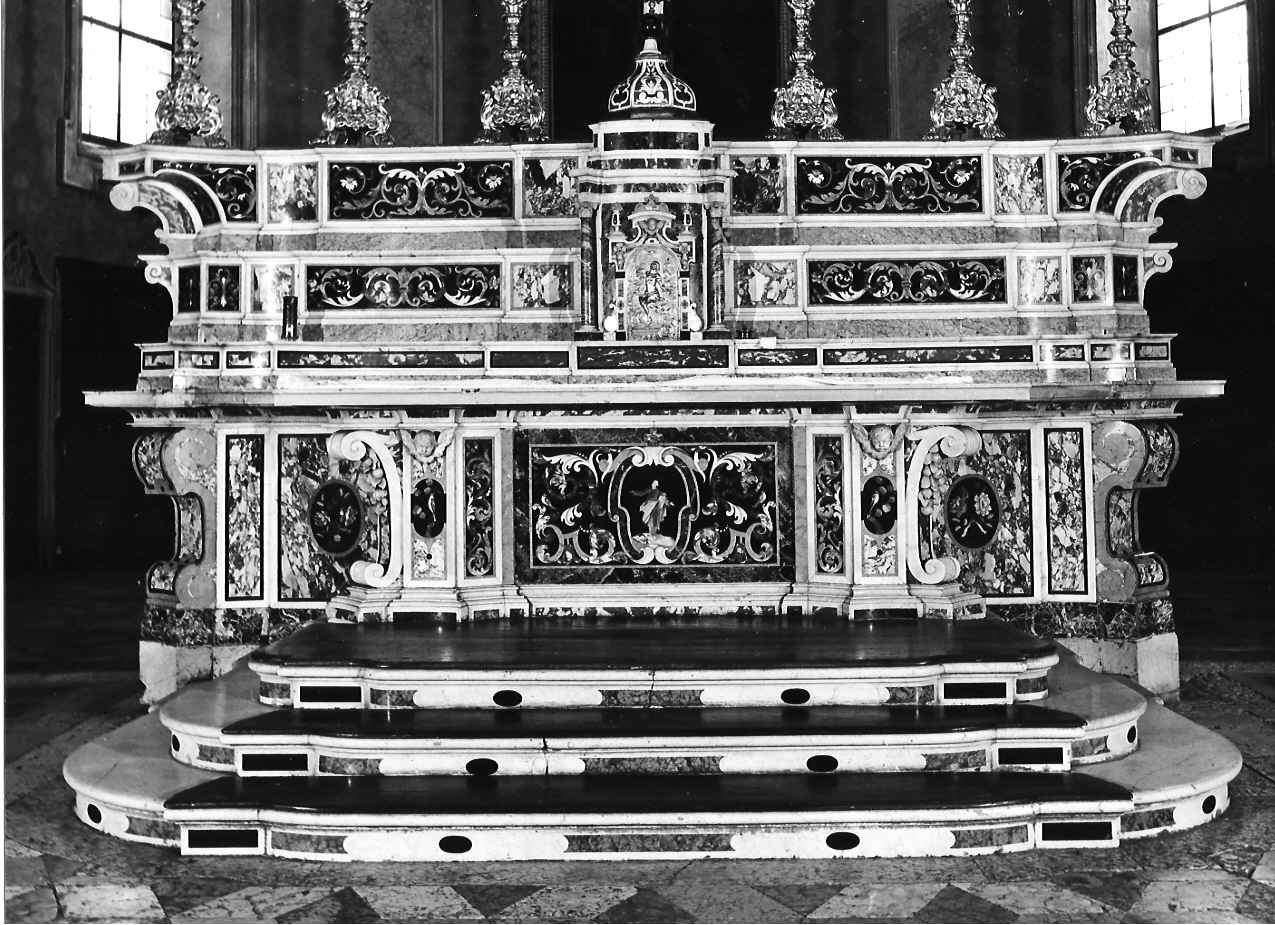 altare maggiore, opera isolata di Bonbastoni Antonio, Bonbastoni Gaudenzio (sec. XVIII)