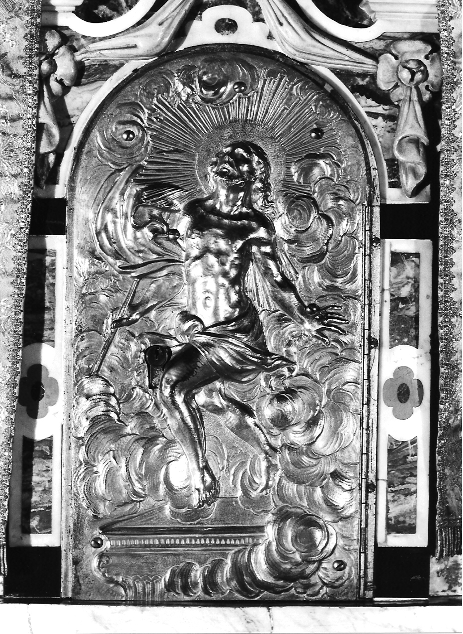 sportello di tabernacolo, opera isolata - ambito mantovano (prima metà sec. XVIII)