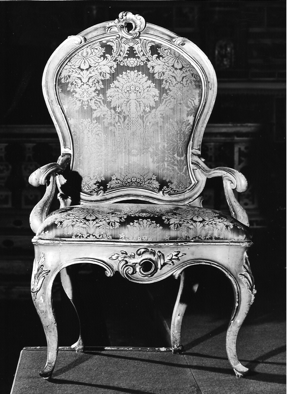 poltrona, opera isolata - ambito mantovano (sec. XVIII)