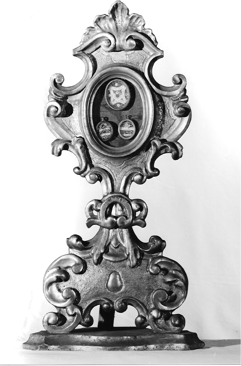 reliquiario, coppia - ambito mantovano (sec. XVIII)