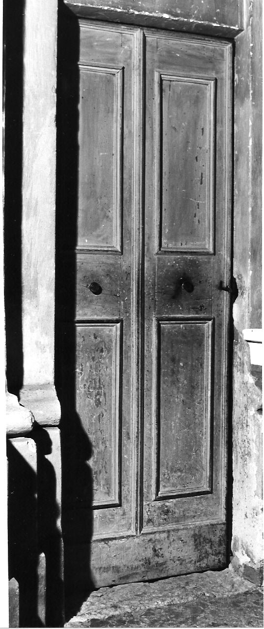 porta, opera isolata - ambito mantovano (sec. XVIII)