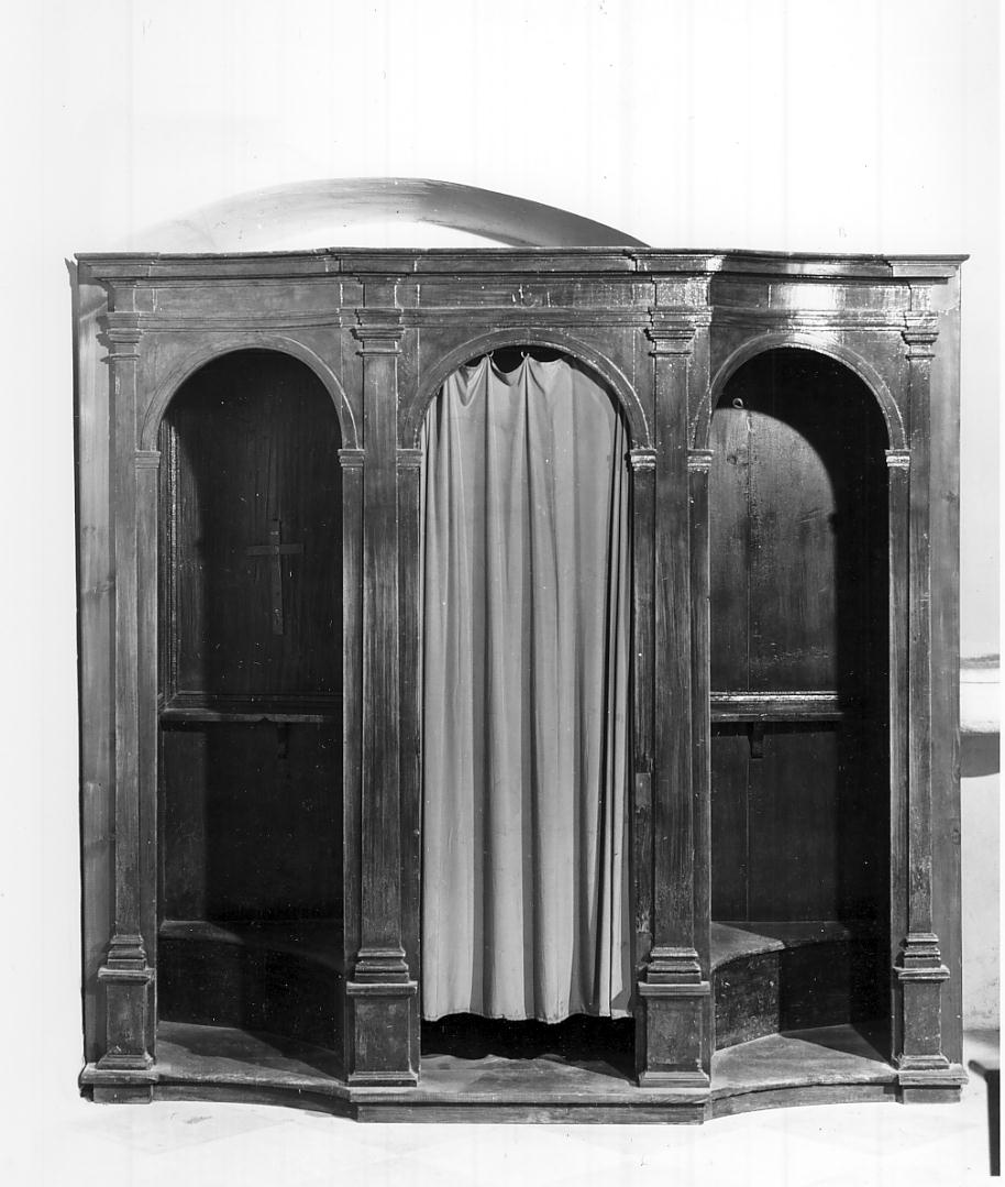 confessionale, coppia - ambito italiano (sec. XVIII)