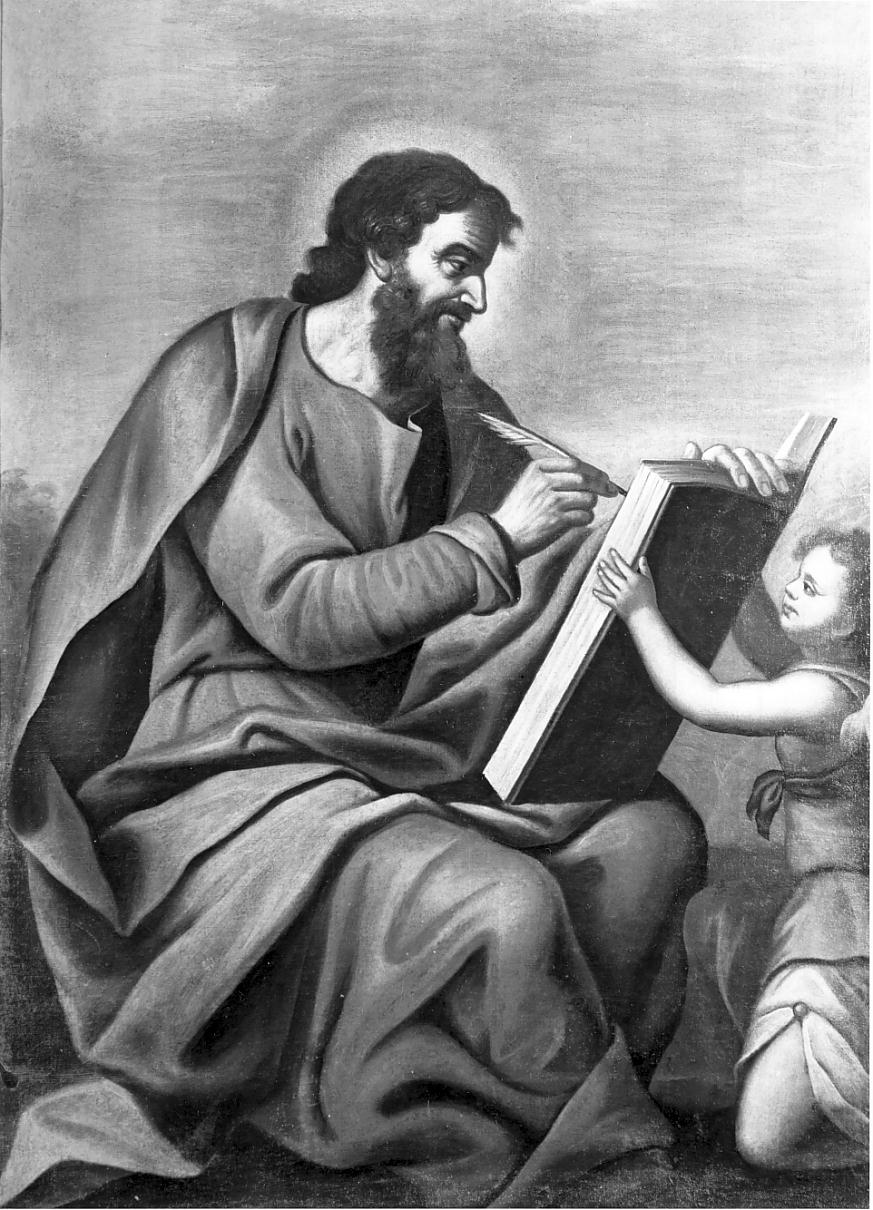 San Matteo Apostolo (dipinto, elemento d'insieme) - ambito lombardo (seconda metà sec. XVII)