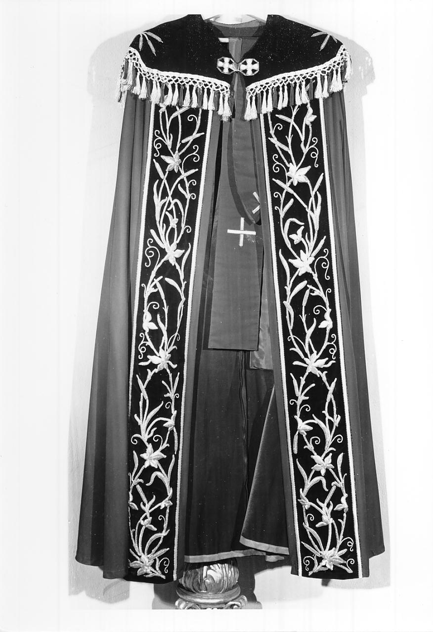 piviale, opera isolata - ambito italiano (metà sec. XIX)