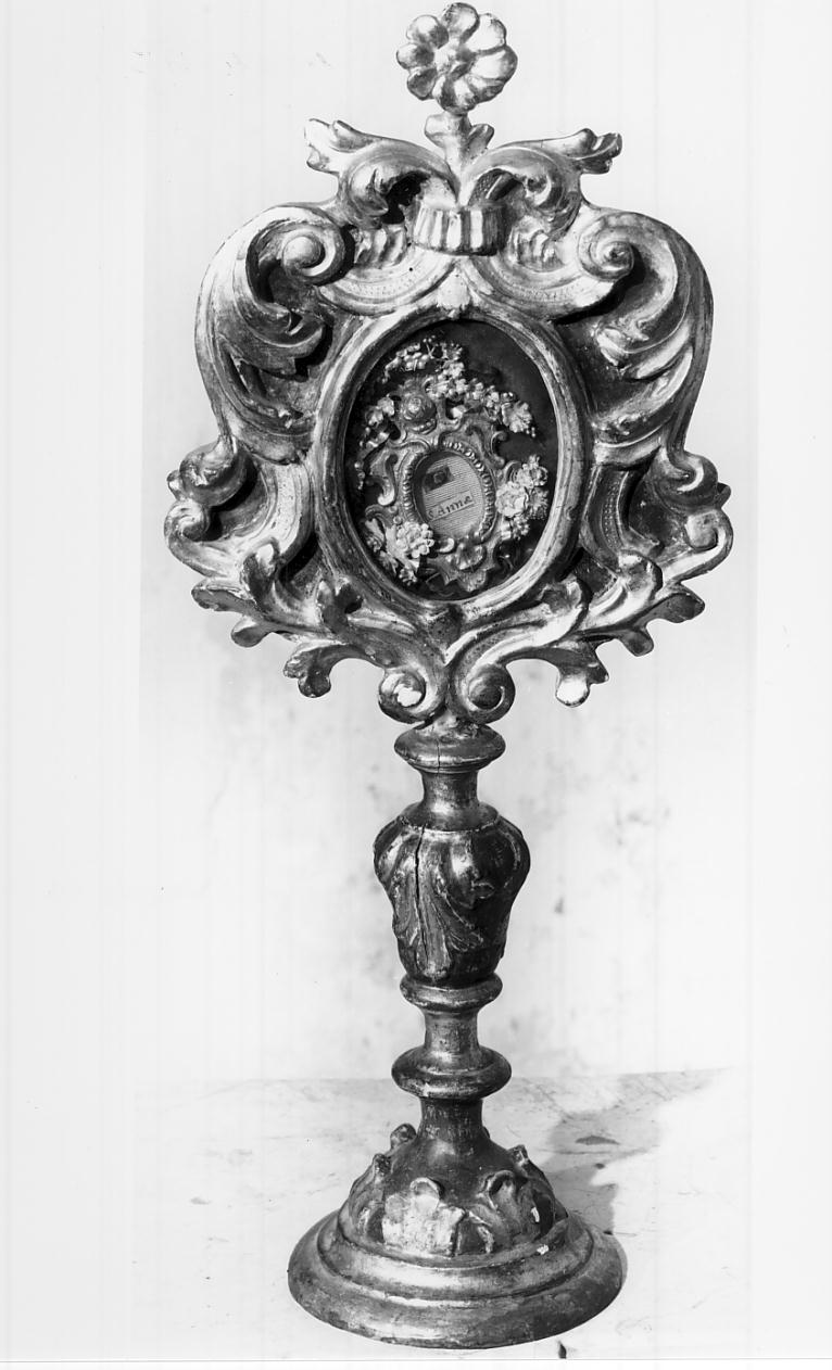 reliquiario, opera isolata - ambito italiano (seconda metà sec. XVIII)