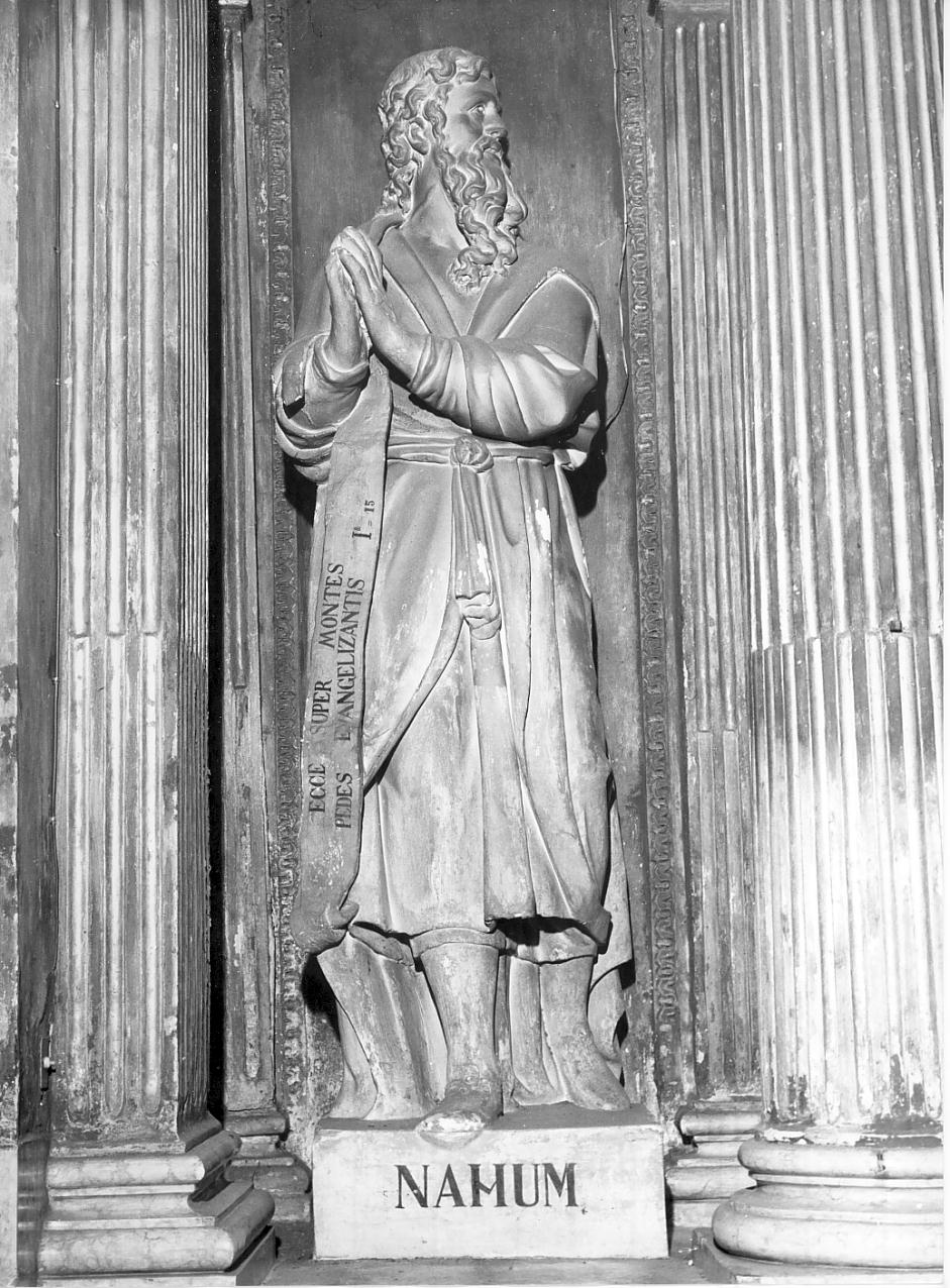 Profeta Nahum (statua, opera isolata) - ambito italiano (prima metà sec. XIX)