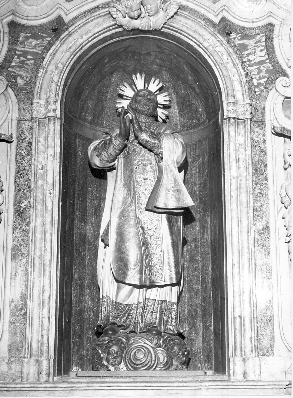 Sant'Andrea Avellino (statua, opera isolata) di Bertesi Giovan Giacomo (scuola) (sec. XVII)