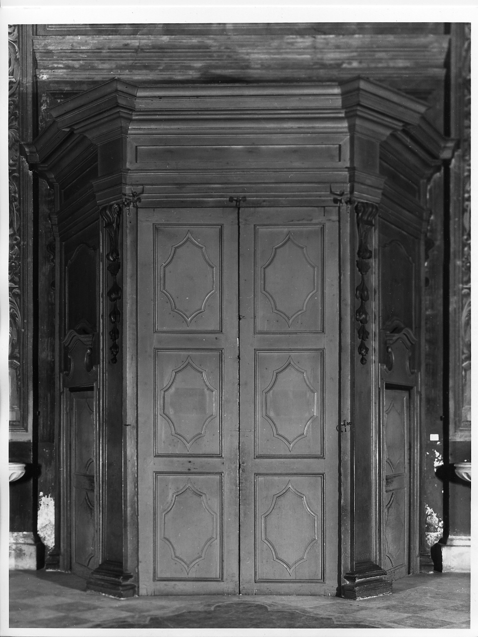 bussola d'ingresso, opera isolata - ambito mantovano (sec. XVIII)