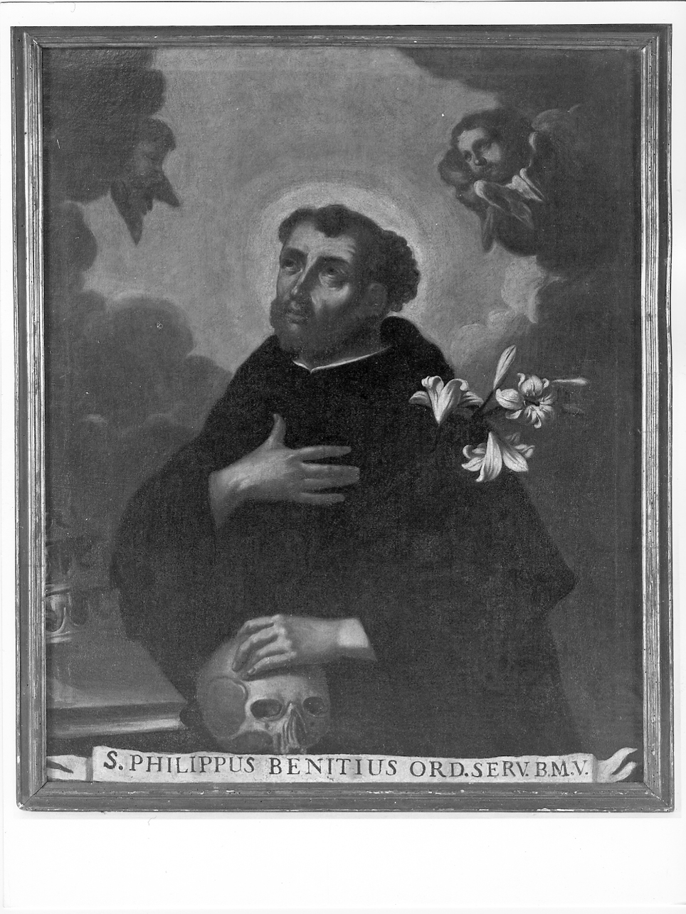 San Filippo Benizzi (dipinto, opera isolata) - ambito mantovano (sec. XVIII)