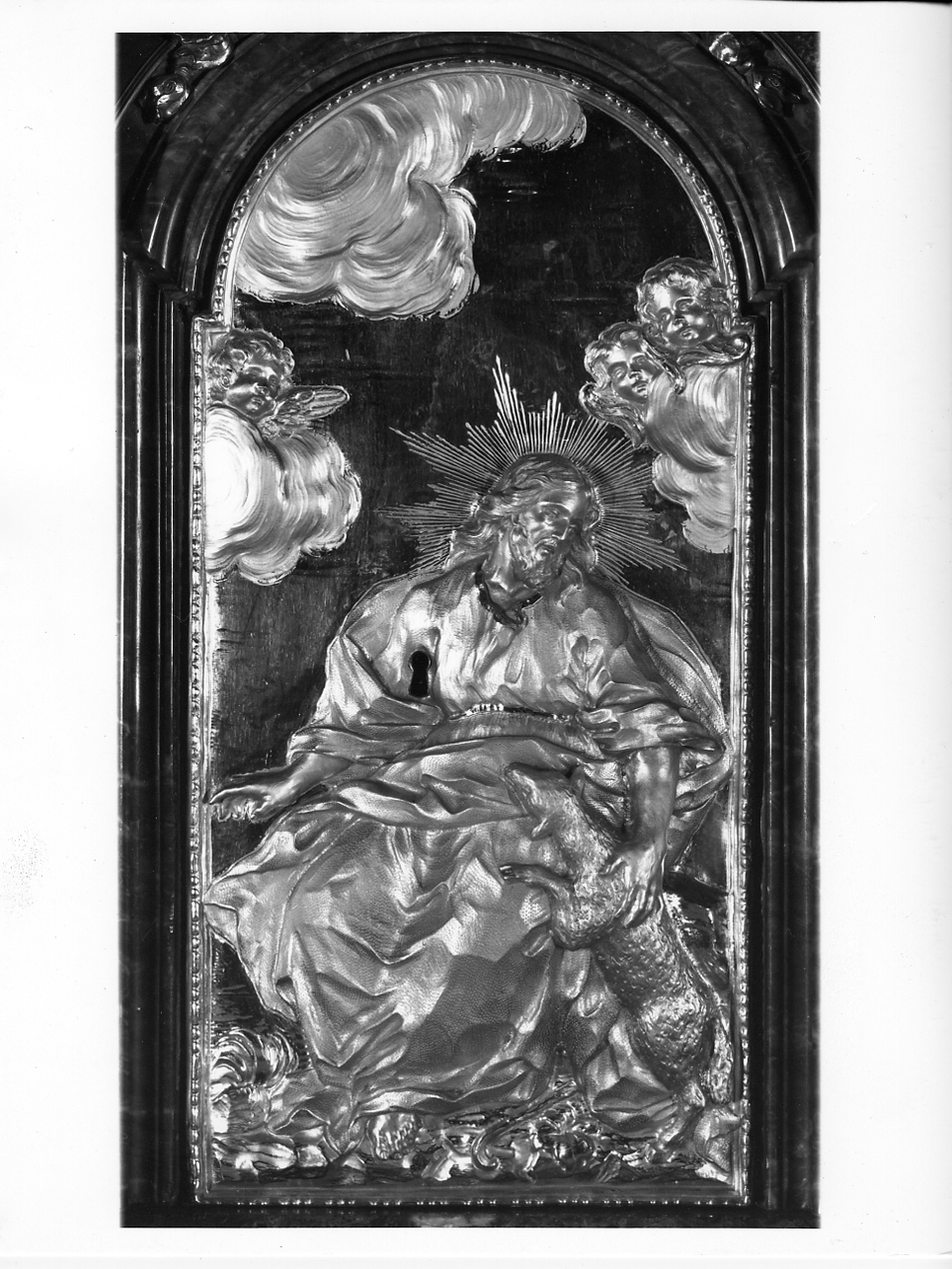 sportello di tabernacolo, elemento d'insieme - ambito mantovano (sec. XVIII)