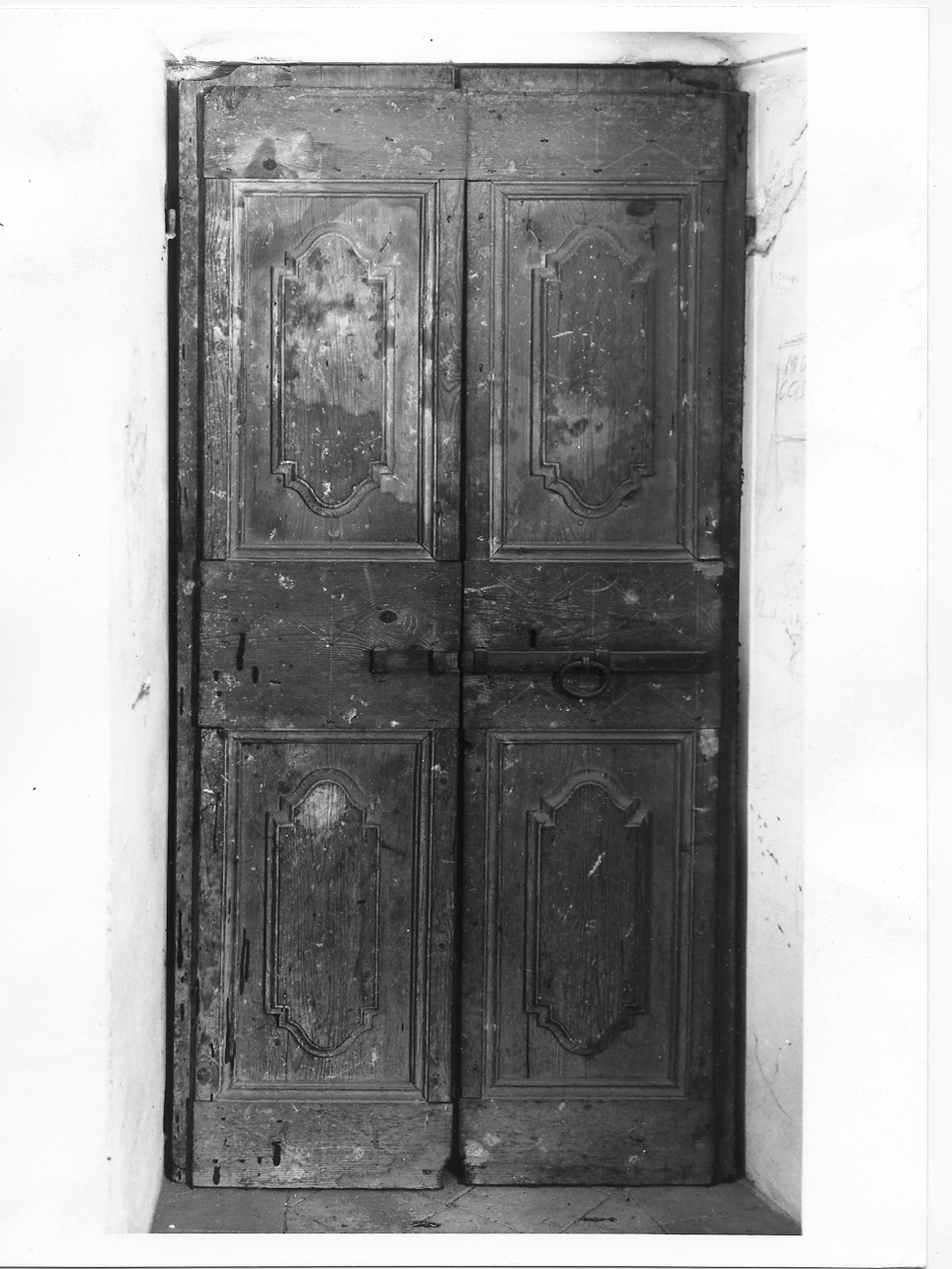 porta - a due battenti, opera isolata - ambito mantovano (sec. XVIII)