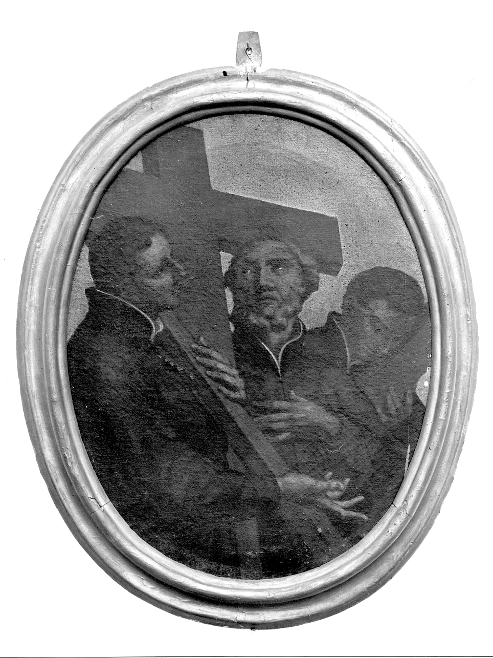 Tre santi (dipinto, opera isolata) - ambito mantovano (sec. XIX)