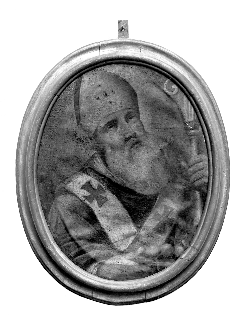 San Nicola di Bari (dipinto, opera isolata) - ambito mantovano (prima metà sec. XIX)