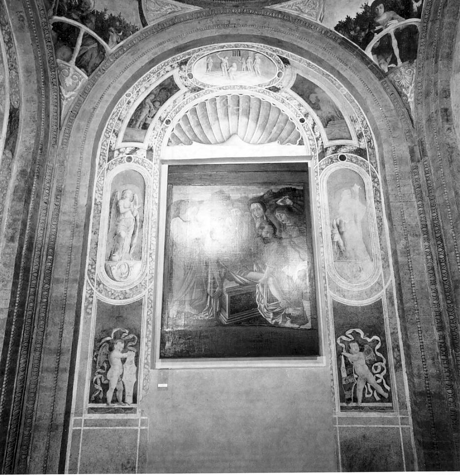 episodi dell'Antico Testamento/ Nuovo Testamento (decorazione pittorica, elemento d'insieme) di Mantegna Andrea (scuola) (sec. XVI)