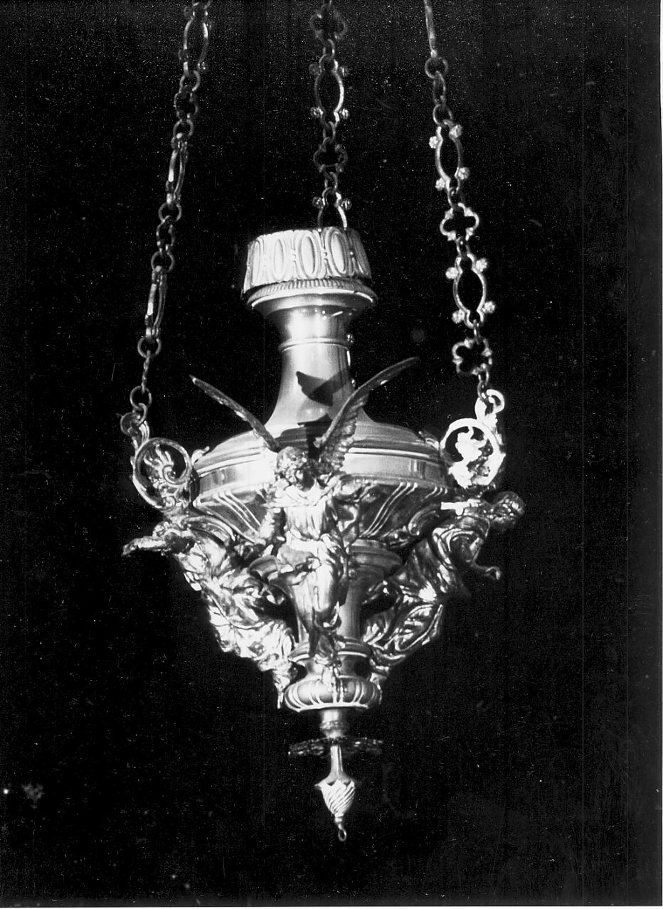 lampada pensile, coppia - ambito mantovano (prima metà sec. XIX)