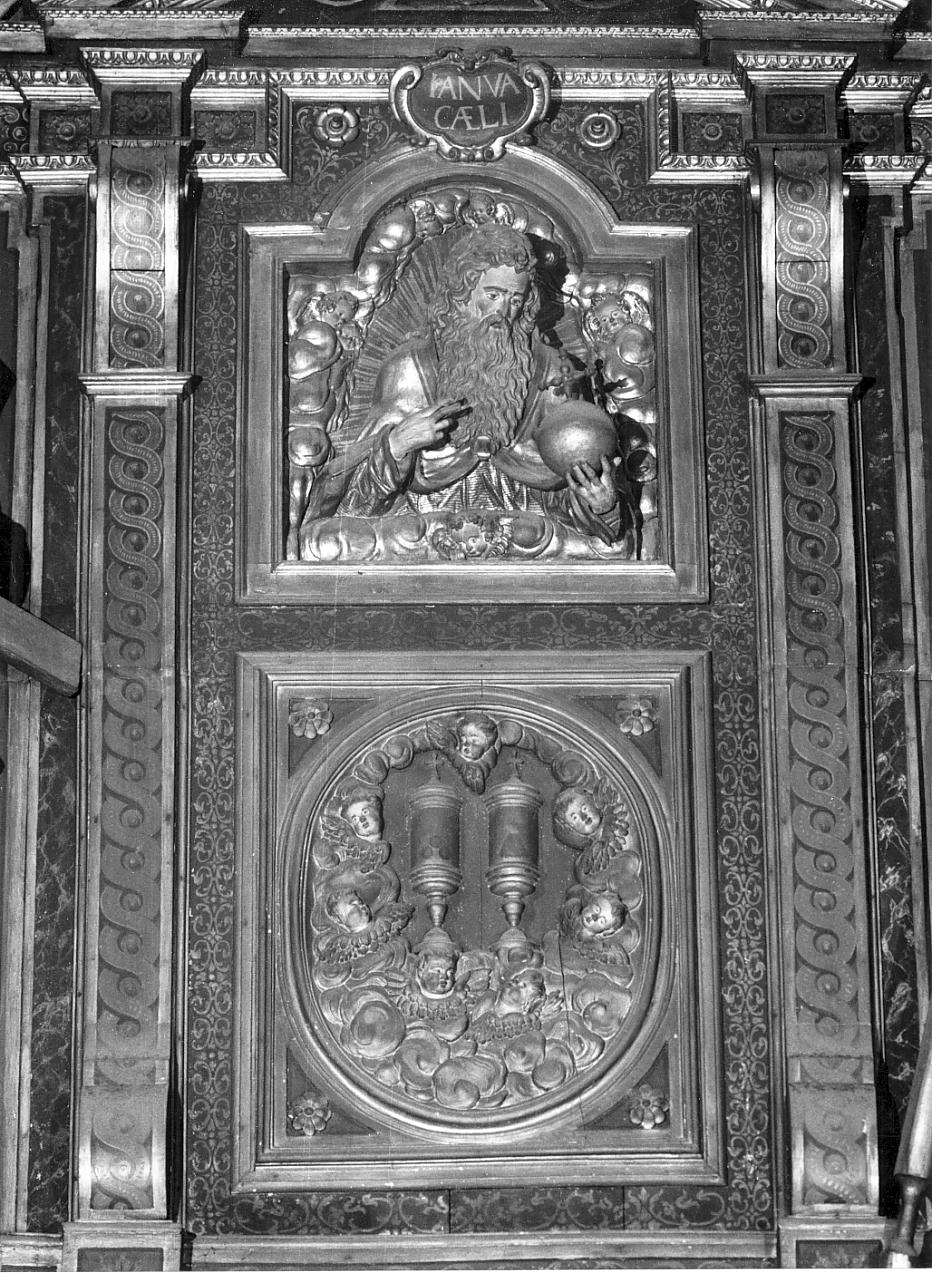 Padre Eterno/ Sacri Vasi (pannello, elemento d'insieme) di Viani Antonio Maria detto Vianino (e aiuti) (sec. XVII)