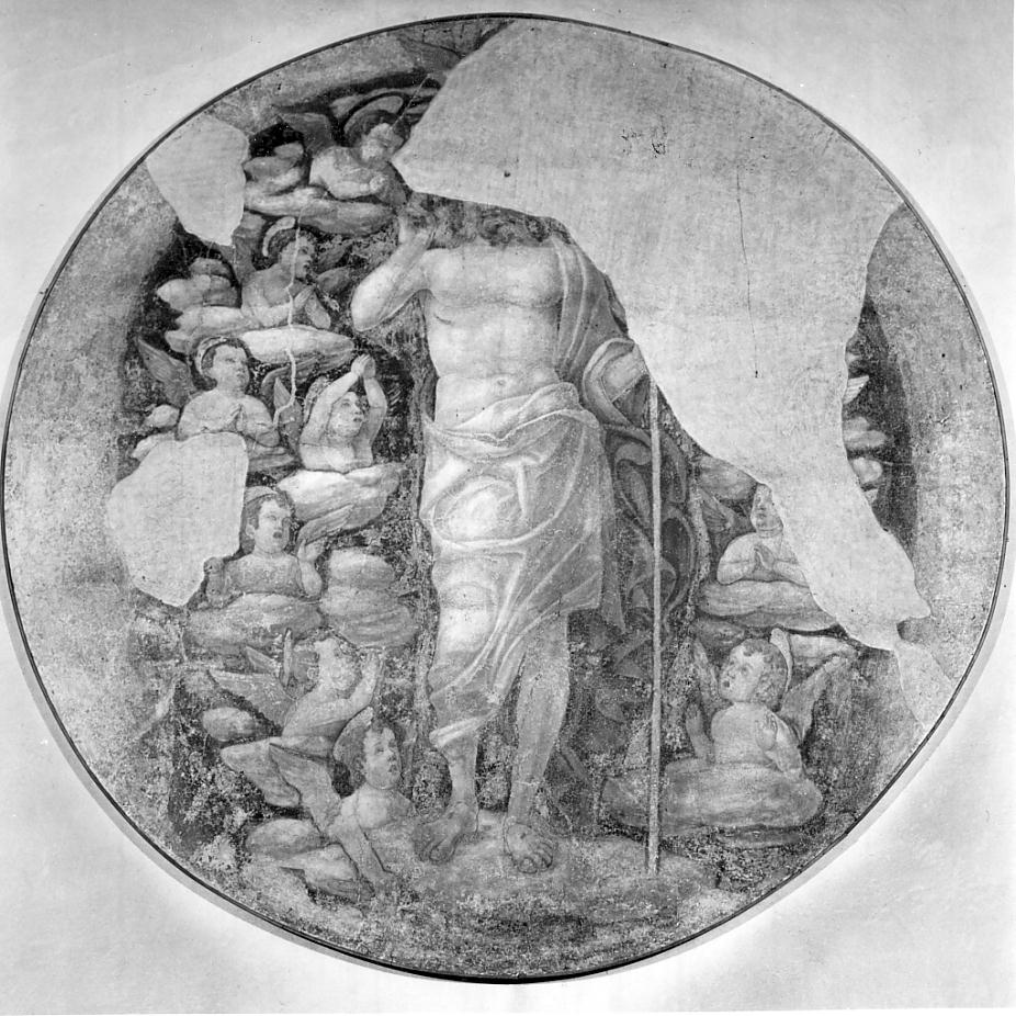 ascensione di Cristo (dipinto, opera isolata) di Mantegna Andrea (attribuito) (fine sec. XV)
