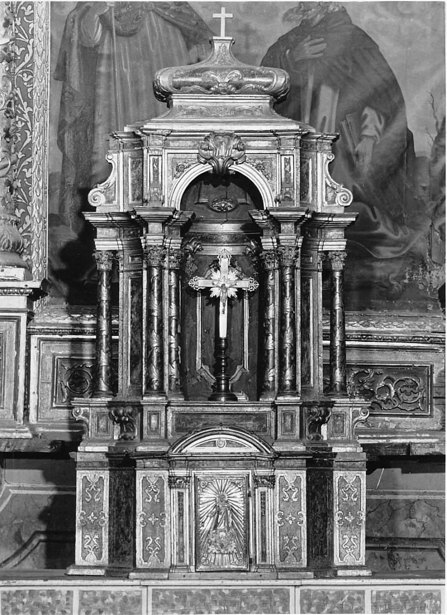 tabernacolo, elemento d'insieme - ambito italiano (sec. XVIII)