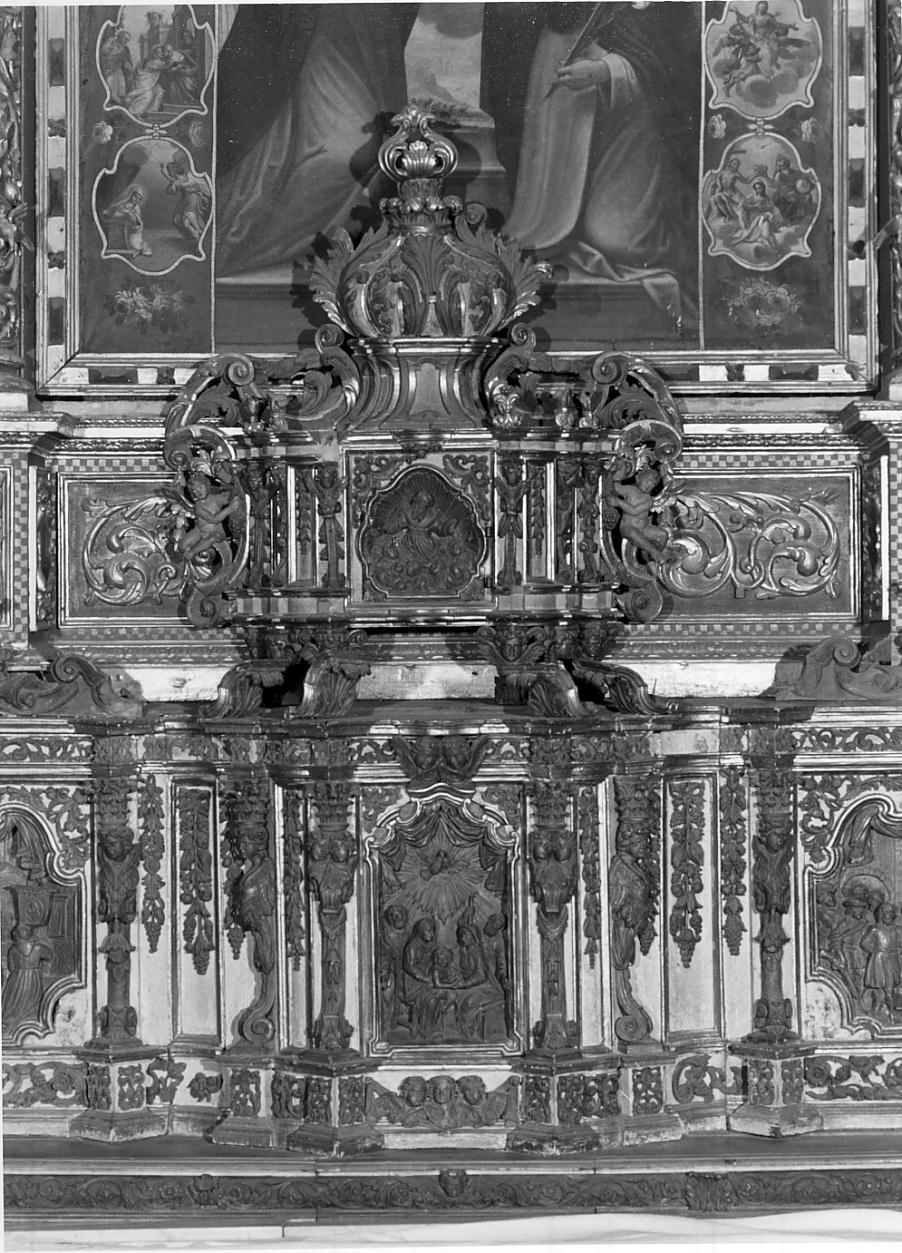tabernacolo, elemento d'insieme - ambito italiano (seconda metà sec. XVII)