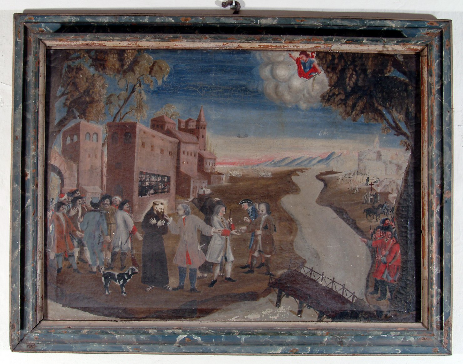Miracolo di San Fortunato (dipinto, opera isolata) - ambito mantovano (prima metà sec. XVIII)