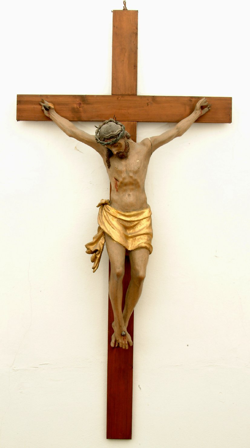 Cristo crocifisso (statua, opera isolata) - ambito lombardo (sec. XVIII)