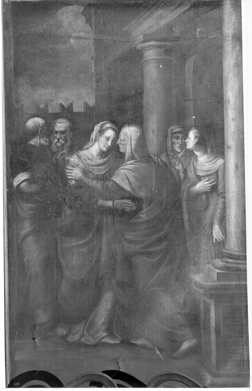 visitazione (dipinto, opera isolata) - ambito italiano (fine sec. XVIII)
