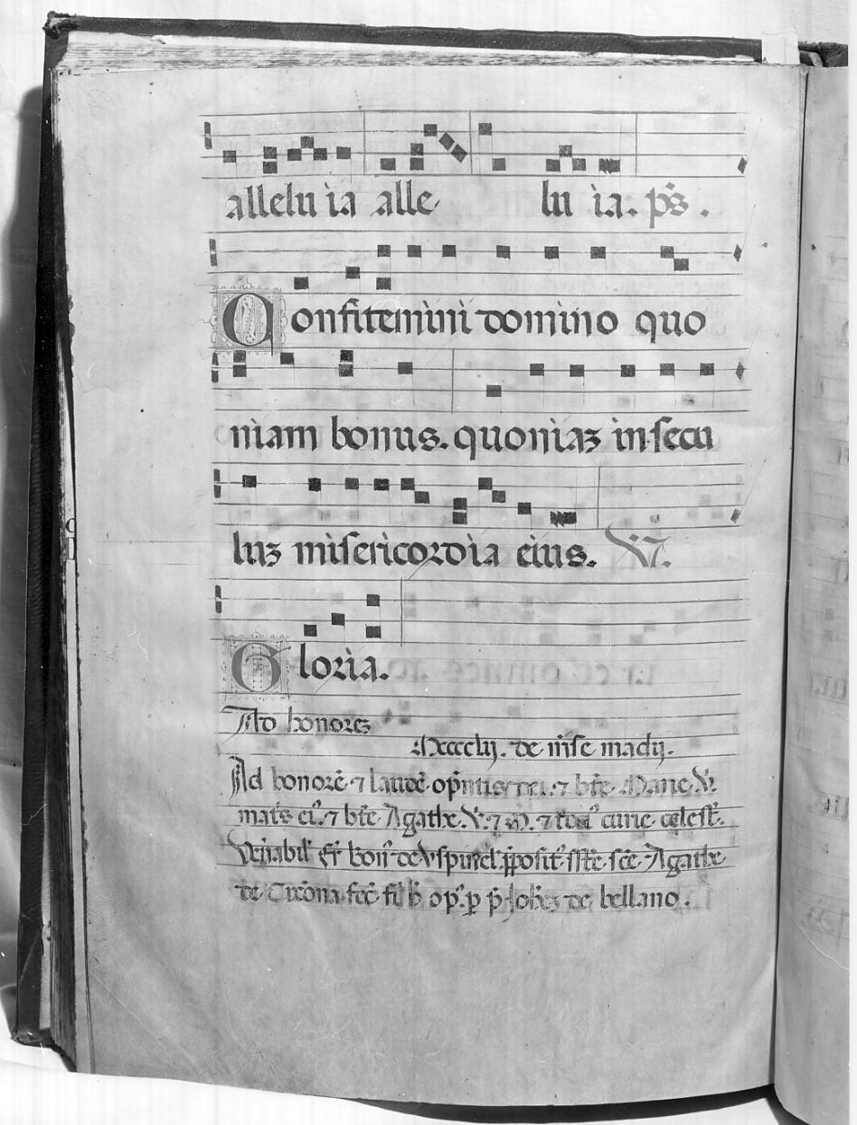 Graduale (messale cantato, opera isolata) di Giovanni da Bellano (seconda metà sec. XV)