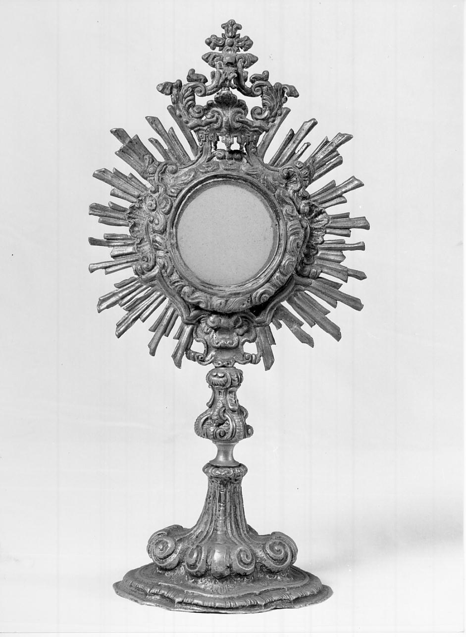 ostensorio, opera isolata - ambito italiano (sec. XIX)