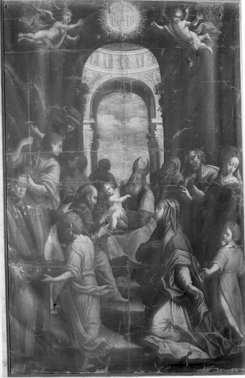 circoncisione di Gesù Bambino (dipinto, opera isolata) - ambito italiano (sec. XVII)