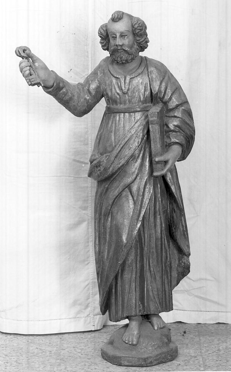 San Pietro (statua, opera isolata) - ambito bresciano (sec. XVII)